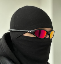 Retro Oakley Minute 1.0 Polarized Sunglasses Black Frame Ruby Lenses