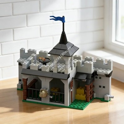 200 PCS MOC Medieval Castle Stable Building Blocks Architecture Toy Gift