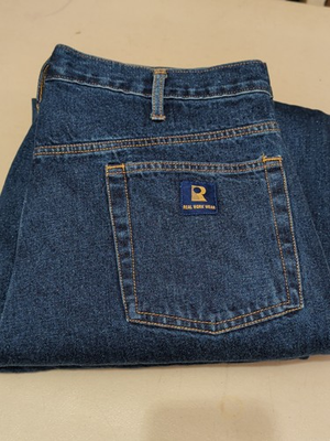 #ad 3 Pair RK Rural King Brand 40x 34 Dark Wash Real Work Wear Jeans Relaxed Fit $30.00