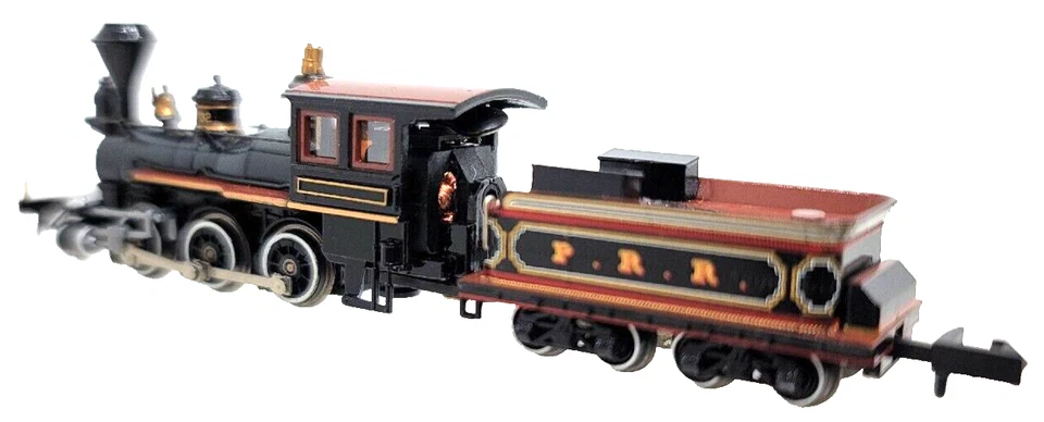 N ATLAS 41605 Pennsylvania RR 2-6-0 Mogul #732 & Tender (Tested) Rapido cplrs #4 - Image 3 of 4