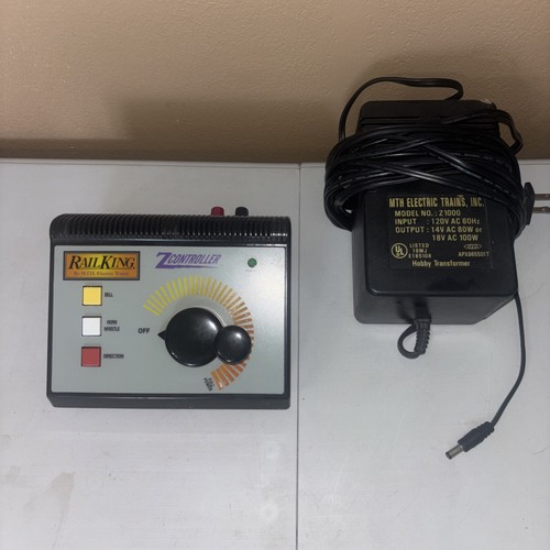 MTH Rail King Z Controller w/ Z1000 Transformer Train Power Supply