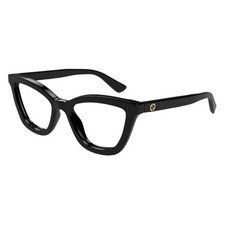 NEW Gucci GG 1686O Eyeglasses 001 BLACK 100 AUTHENTIC