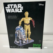 Fascinations Metal Earth Star Wars R2-D2 & C-3PO Metal Building Kit