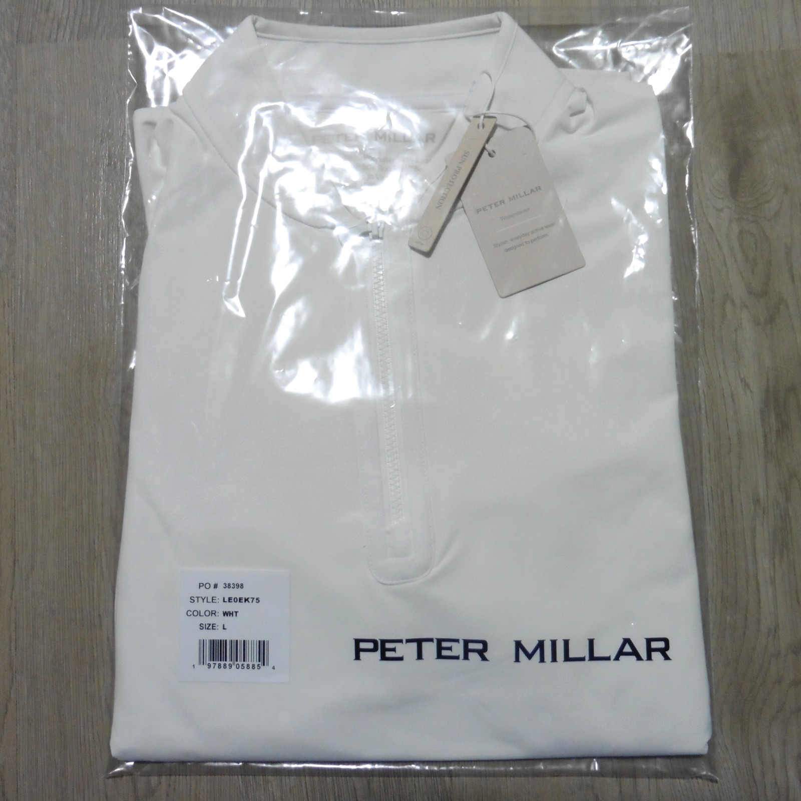 PETER MILLAR Womens L LARGE PULLOVER LIGHTWEIGHT SUN SHIRT W