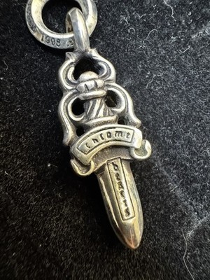 Chrome Hearts Dagger Charm Pendant & .925 Sterling Silver 