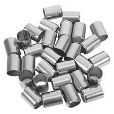 30Pcs Reusable Stainless Steel Hose Crimp Ferrules for Hydraulic Hose Daily Use