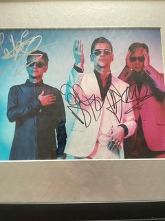 Depeche Mode Signed Color Picture