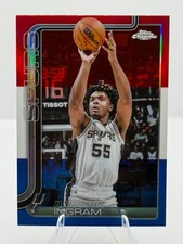 2025-26 Topps Chrome Red White Blue Parallel Harrison Ingram Spurs