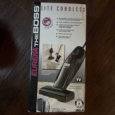 Eureka The Boss Lite Cordless Vacuum New Sealed In Box Model 96A New Old Stock