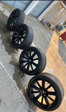 4x Oem Bmw Rims - 22 X5 Sport Performance Wheels Gloss Black Staggered Set