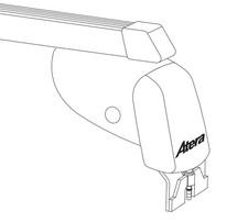 ATERA 044167 SIGNO Dachreling Dachträger Stahl 122 cm 100 kg Max