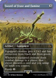 Sword of Feast and Famine (Borderless) - Assassin's Creed MTG