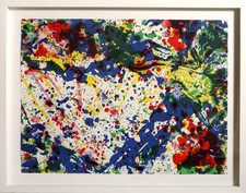 Sam Francis, Untitled (SF-355), Lithograph on BFK Rives, signed and numbered in