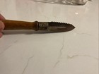Antique Fruit Corer pitter wood handle design 6.5in length GREAT DECOR  — photo 6