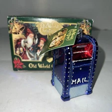 New Merck Family’s Old World Christmas Ornament Mailbox 36094