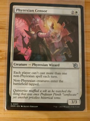 MTG Phyrexian Censor 0031 March of the Machine M/NM Free UK P&P