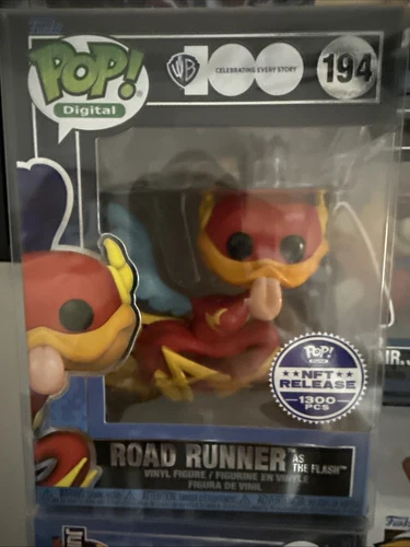 Funko POP Digital #194 WB Road Runner As The Flash 1 OF 1300! In-Hand FAST SHIP!