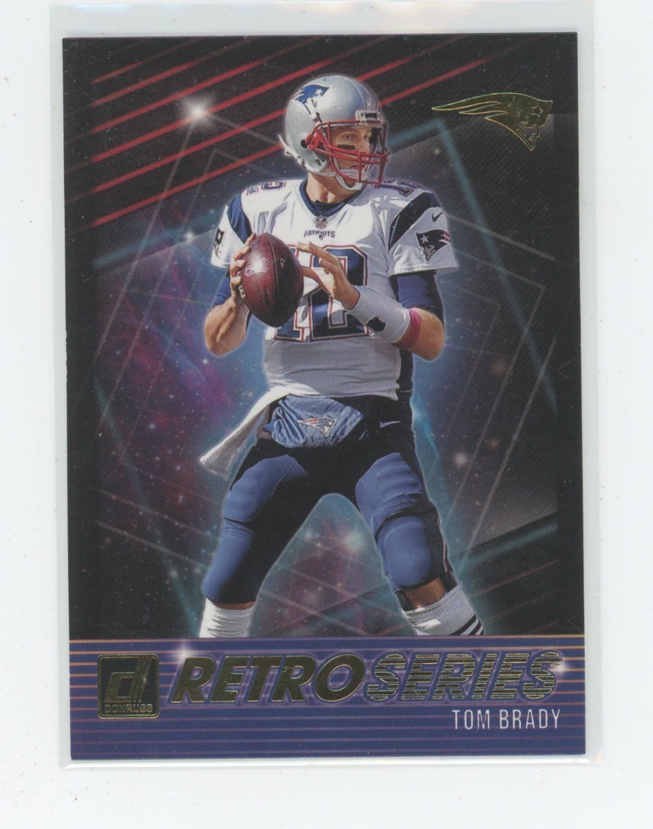 2021 Panini Donruss Tom Brady Retro Series, Sharp card #RS21 Patriots
