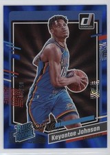 2023 Panini Donruss Rated Rookie Holo Blue Laser 5/49 Keyontae Johnson #237 14mf