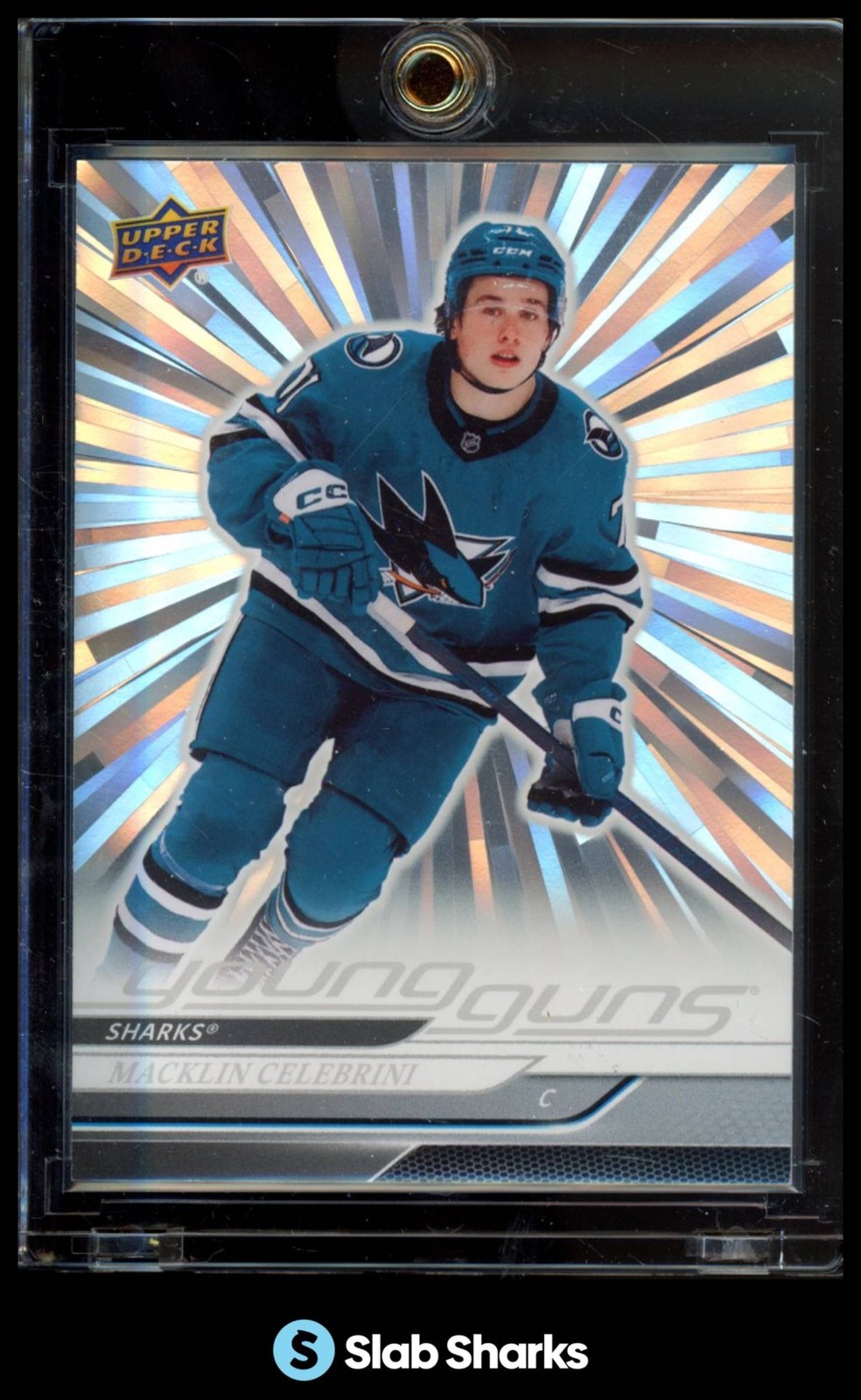 2024 UPPER DECK #451 MACKLIN CELEBRINI OUTBURST SILVER YOUNG GUNS RC ROOKIE