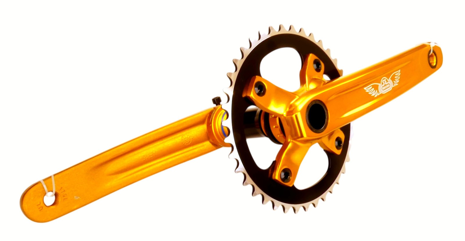 SE Racing 24mm spindle alloy BMX bicycle 2 piece crankset w/ Euro Outboard BB -