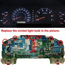 Gauge Cluster Instrument Led Dash Bulbs For Toyota Land Cruiser 100 1998-2002