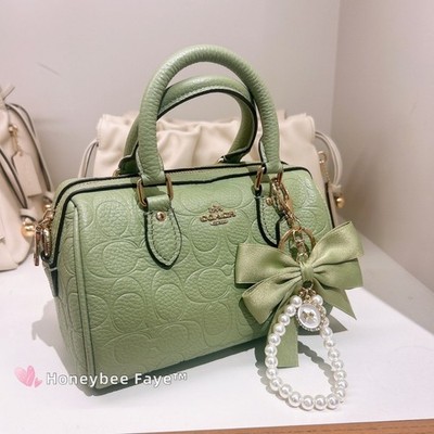 Buy NWT Coach Mini Rowan Crossbody Bag In Signature Leather CEW07 