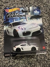Hot Wheels HKD20 Fast and Furious Series #4 Porsche 718 Cayman GT4