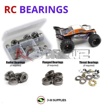 RCScrewZ Metal Shielded Bearings dhk012b for DHK Hobby Shogun 1/8 | KIT