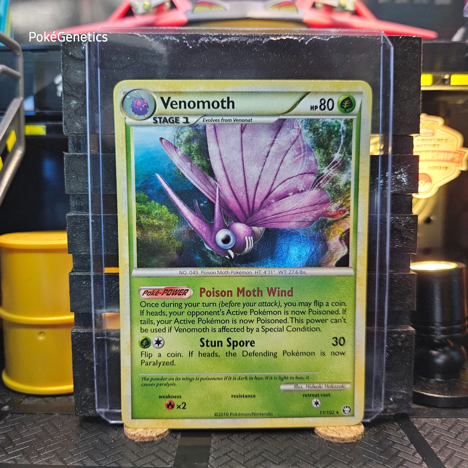 Venomoth Triumphant Holo Pokémon TCG 11/102 HeartGold & SoulSilver Rare