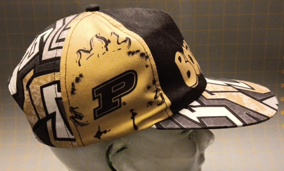 Unisex Adj Snapback Purdue University Boilermakers Graffiti AOP Graphic Hat Cap