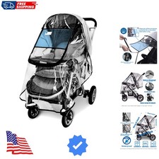 Stroller Rain Cover,Universal Stroller Accessory,Waterproof, Windproof Protec...