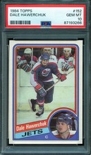 1984 Topps DALE HAWERCHUK #152 Hockey Card PSA 10 GEM MINT