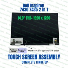 14" Dell Inspiron 14 7430 7435 2-in-1 WUXGA LCD Touch Screen Complete Silver