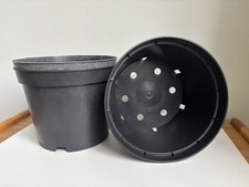 Sets of 3x Tomato Plant Pots; Round, Black; 4, 5, 7.5L; Good for Other Vegetable
