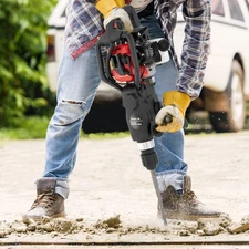 2 Stroke Gasoline Hammer Drilling Machine Gas Powered Demolition Hammer 32.6CC