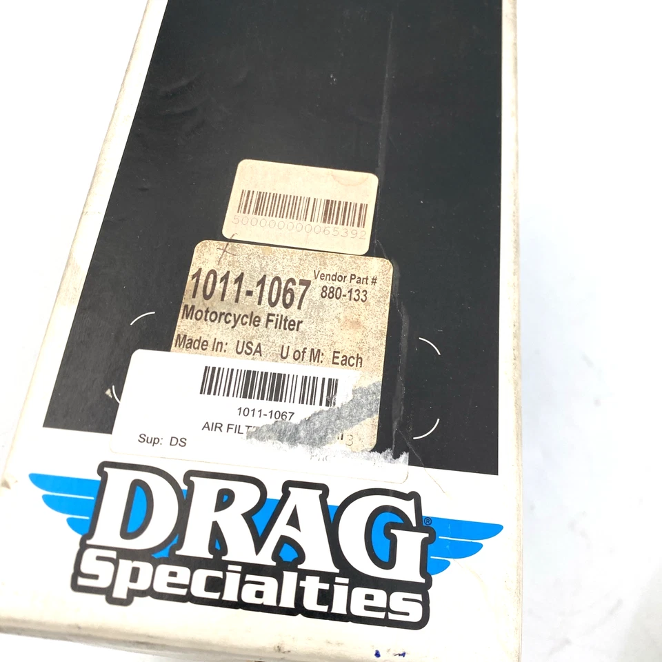 Filtro de filtro de aire de repuesto Drag Specialties 1011-1067 04-13 Harley Sportster Foto 2 de 4