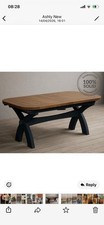 Image of Solid Oak Extending Dining Table Seats 6–8 Collection Only