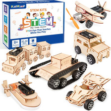 6-In-1 STEM Kits for Kids Age 8-12, Educational STEM Toys for Boys and Girls, Wo