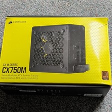 Corsair CX750M 750W 80 PLUS Bronze ATX Semi-Modular PSU, Black, SATA PCIe