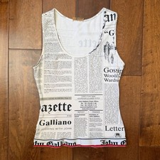 Women's John Galliano Tank Tops for sale | eBay