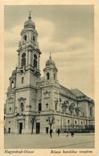B586 Romania Transylvania Bihor Nagyvárad ( Oradea ) church 1940s