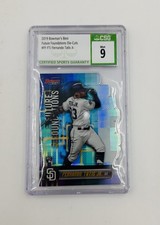 2019 Bowman’s Best Fernando Tatis Jr RC Future Foundations Die Cut Rookie PSA 9