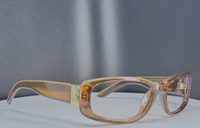 VTG JOAN COLLINS 9977 BROWN SPARKLE Unisex Rectangle Eyeglasses FRAMES ONLY