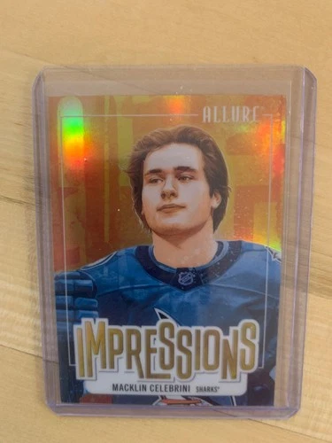 2025-26 Upper Deck Allure Macklin CELEBRINI Impressions SP #I-4 Sharks