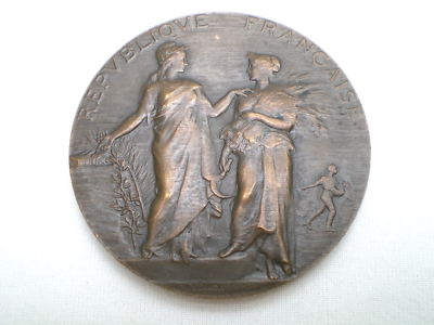 Médaille En Bronze Agricole XIXe Siècle - Alphée Dubois, 50 Mm, 61.55 G