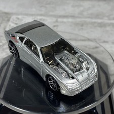 2001 Hot Wheels Overbored 454 Silver 1/64 Diecast Toy