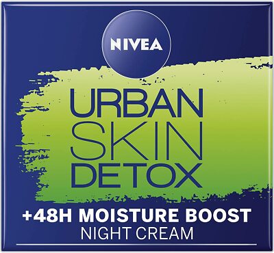 nivea daily essentials urban skin detox night gel cream