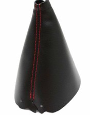 Red Stitch Automatic Shift Boot Real Leather For 84-89 Chevrolet Corvette C4