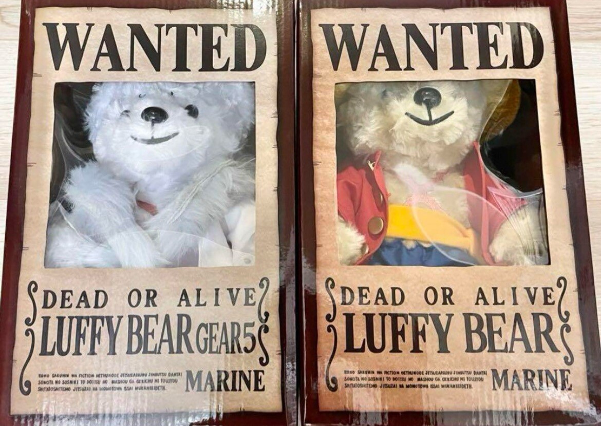 One Piece Luffy Bear ( Nomal ver.) （GEAR5ver.） 2 SET Shueisha